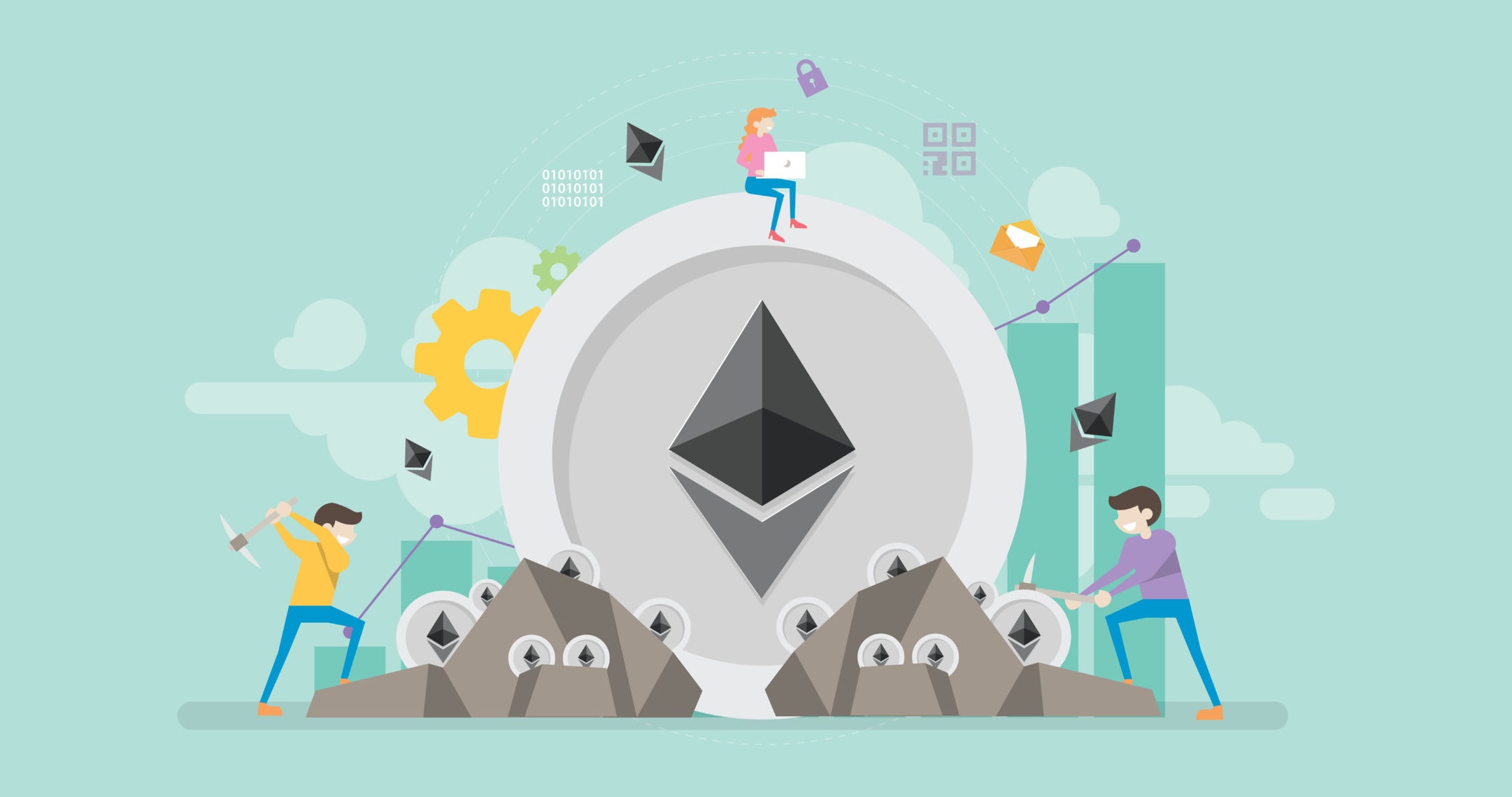ETH Mining Illustration