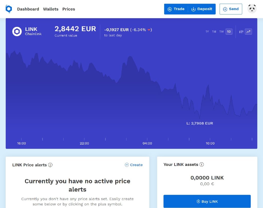 Chainlink kaufen Bitpanda