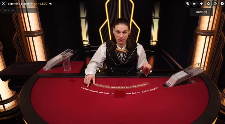 Lightning Blackjack Online