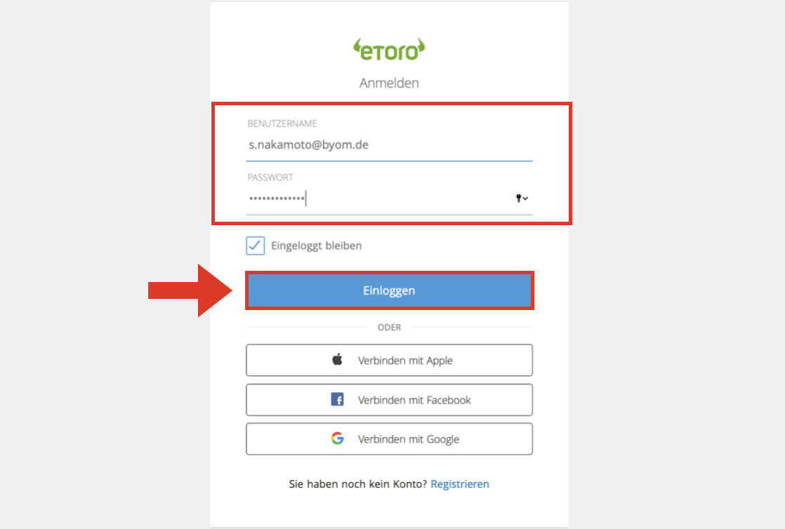 etoro anmeldung
