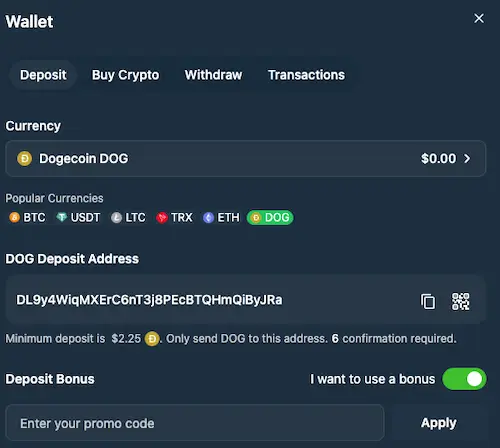 wild.io casino doge einzahlung