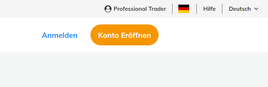 Avatrade Registrierung Schritt 1