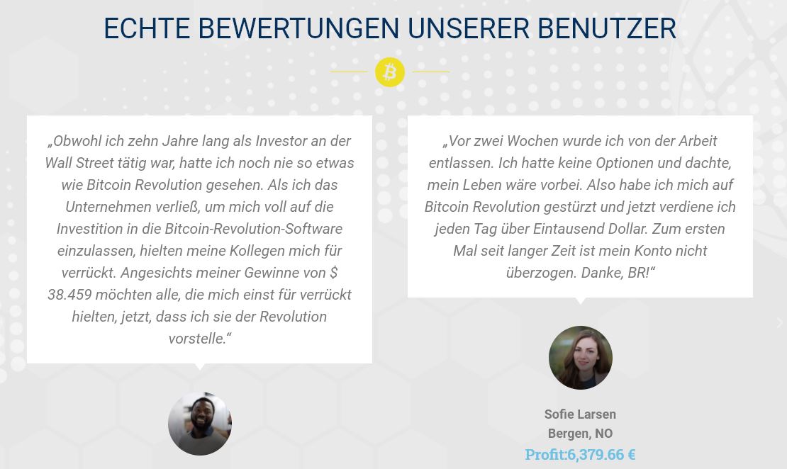 Bitcoin Revolution Bewertungen