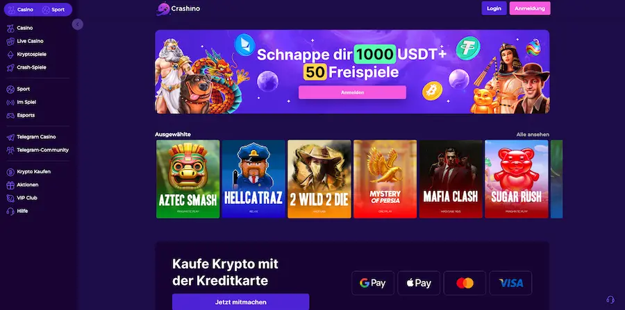 Crashino Krypto Casino