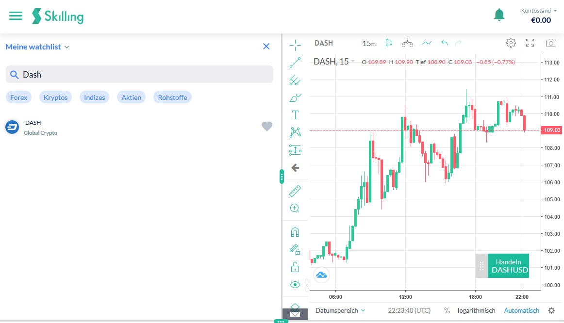 DASH kaufen auf Skilling
