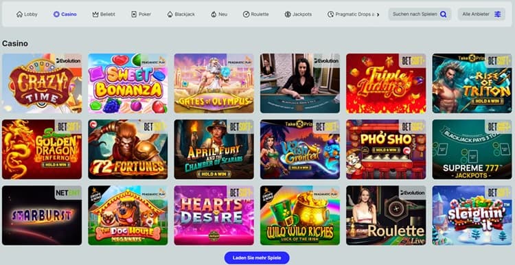 cryptobet sports casino spieleauswahl