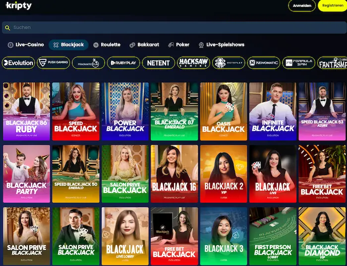 kripty Blackjack Casino