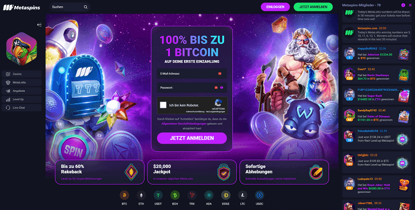 metaspins startseite