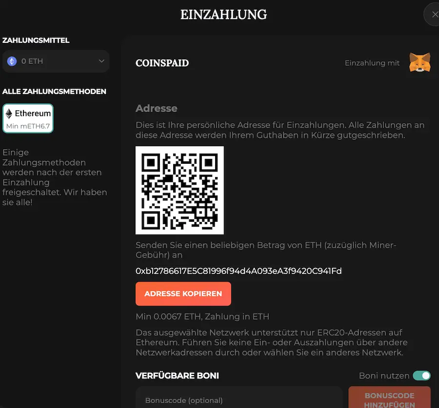 spades queen ethereum zahlung